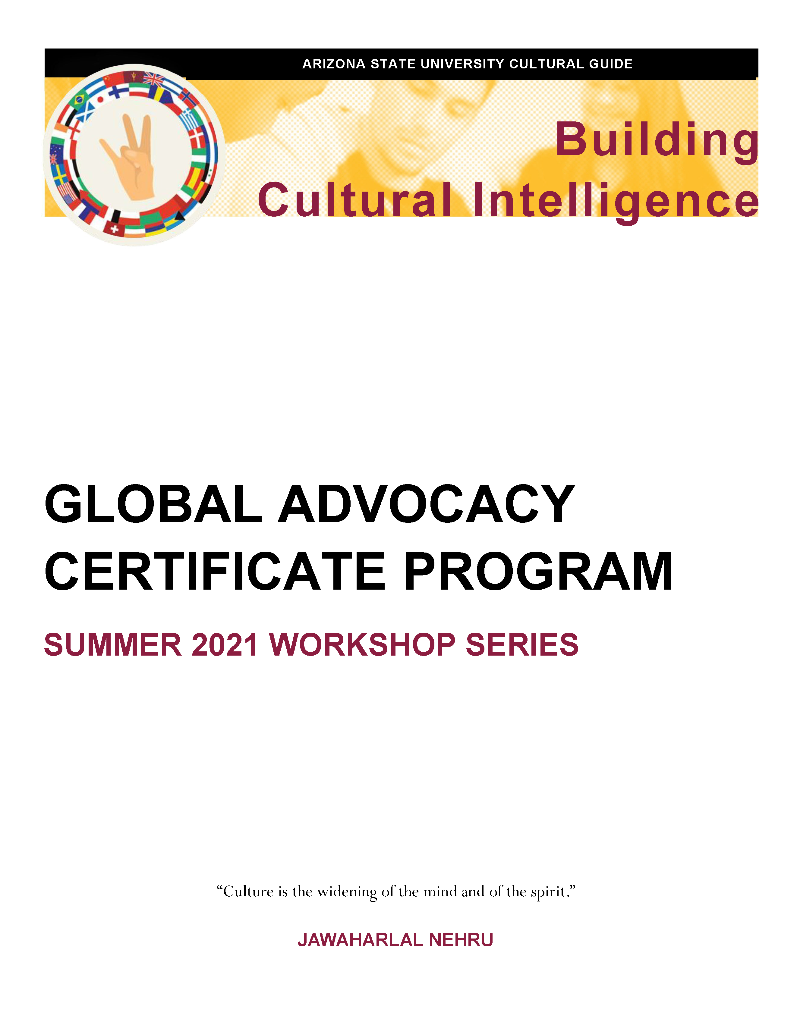 Global Advocacy Certificate